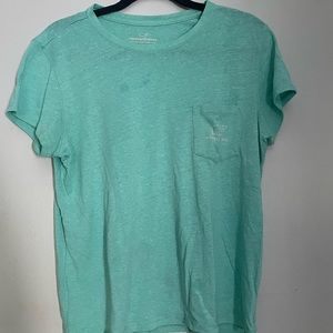 Women’s Medium Vineyard Vines Blue Short Sleeve Shirt